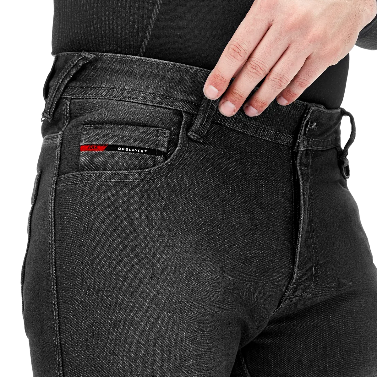 SHIMA RIDGE HOMBRE URBANO DE MOTOCICLISMO TURISMO PANTALÓN NEGRO 