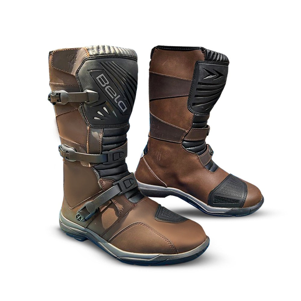  BELA - Belize WP Adventure Long Brown Leather Boots - SECURTEX MOTOR SL (t/a MaximoMoto)