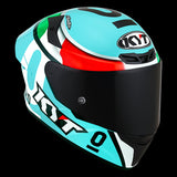  KYT-HELMET TT-COURSE REPLICA LEOPARD TRICOLORE - SECURTEX MOTOR SL (t/a MaximoMoto)