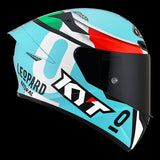  KYT-HELMET TT-COURSE REPLICA LEOPARD TRICOLORE - SECURTEX MOTOR SL (t/a MaximoMoto)