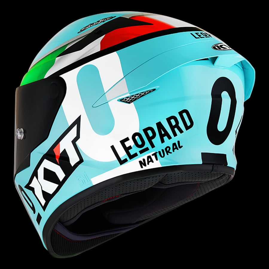  KYT-HELMET TT-COURSE REPLICA LEOPARD TRICOLORE - SECURTEX MOTOR SL (t/a MaximoMoto)
