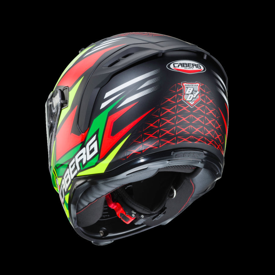  CABERG-Helmet AVALON GIGA MATT BLACK/YELLOW FLUO/RED FLUO - SECURTEX MOTOR SL (t/a MaximoMoto)