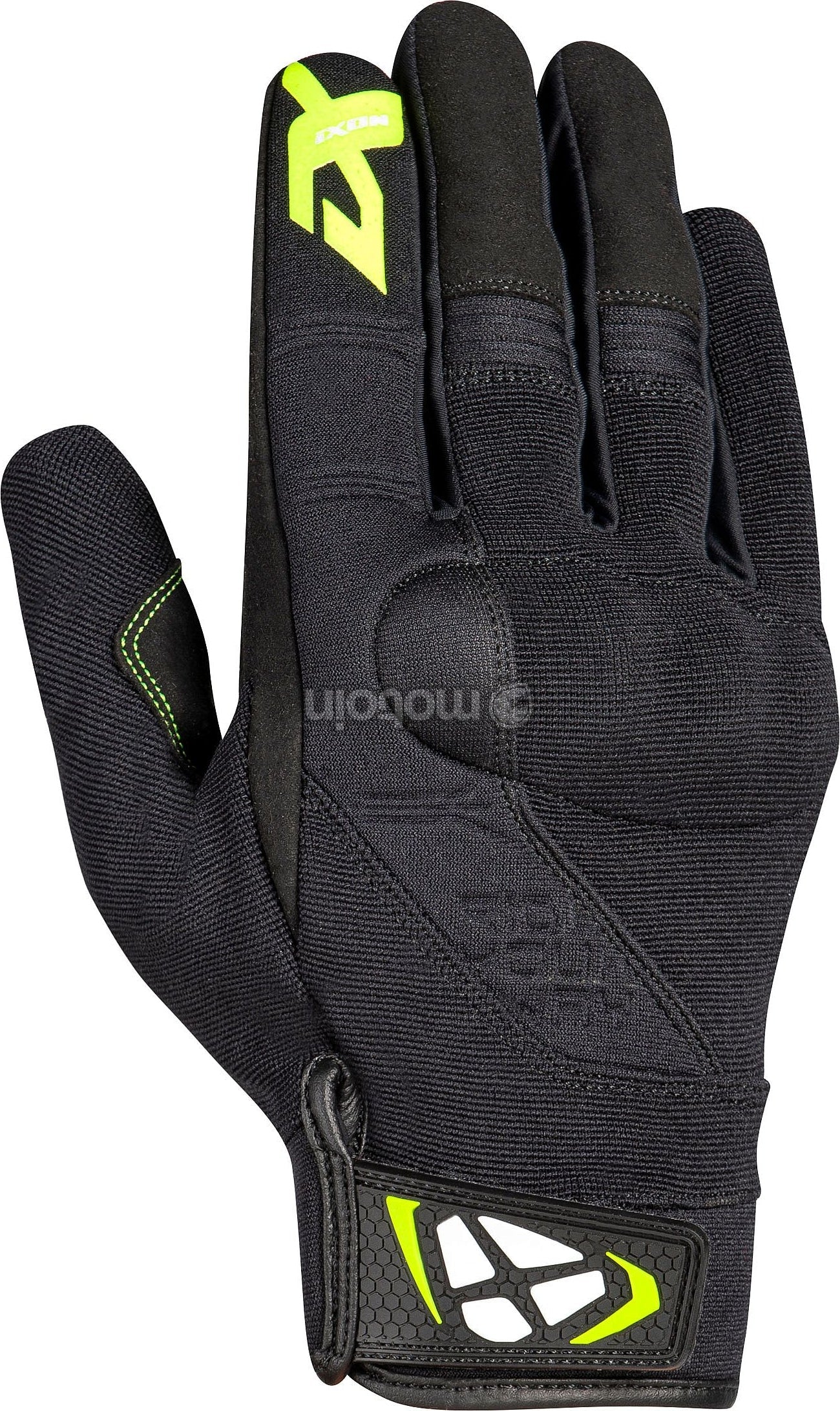  IXON-GLOVES RS DELTA MAN BLACK/BRIGHT YELLOW/WHITE - SECURTEX MOTOR SL (t/a MaximoMoto)
