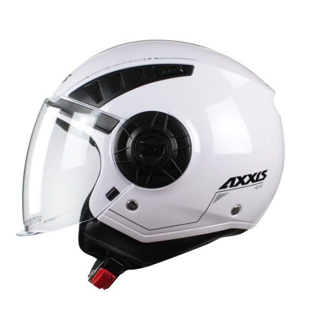  AXXIS-OF513 METRO SOLID A0 HELMET GLOSSY PEARL WHITE XS - SECURTEX MOTOR SL (t/a MaximoMoto)
