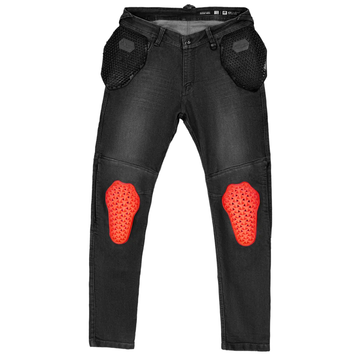 SHIMA RIDGE Men Urban Motorcycle Jeans Black