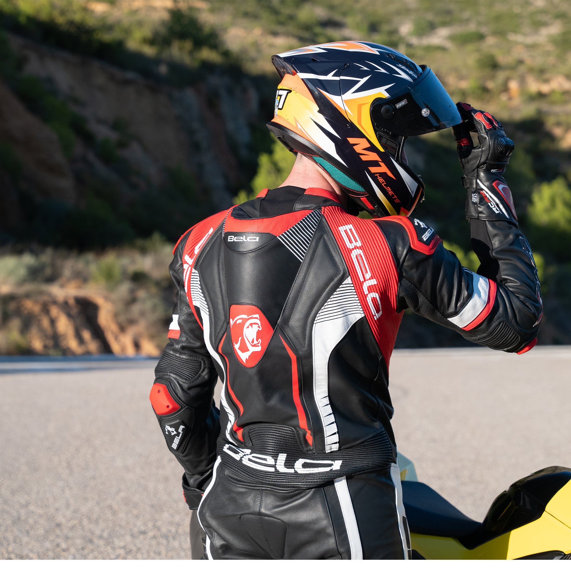 Leather Motorcycle Racing Suit Best Motorbike Suit Perrini's