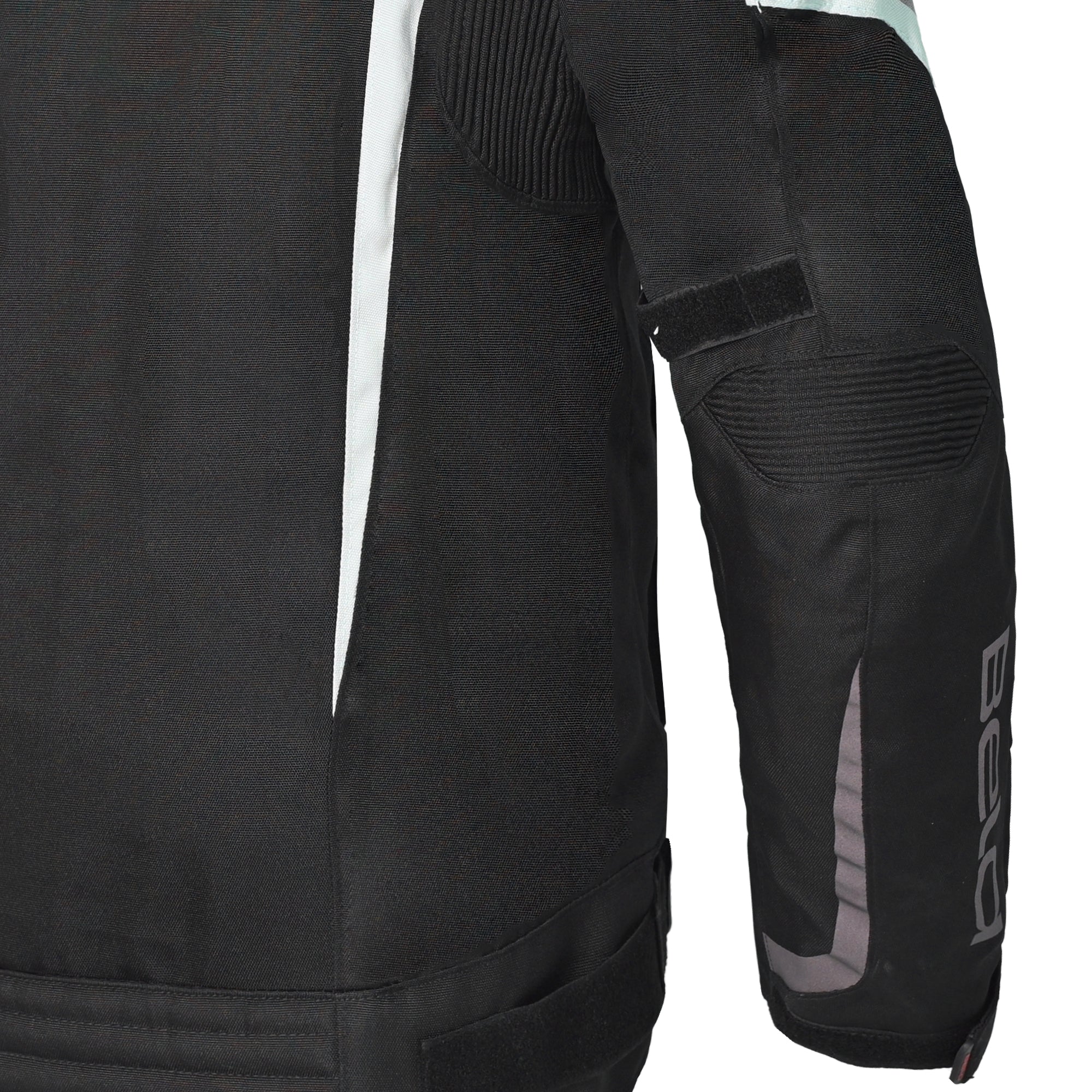 Bela Highland Man Textile Motorcycle Jacket Black/White/Red