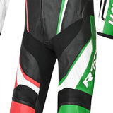 R Tech Hawk 1PC Motorcycle Racing Suit Green Black Red White 