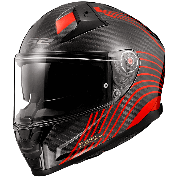 Ls2 Ff811 Vector Full Face Helmets Flux Gl. Red-06 