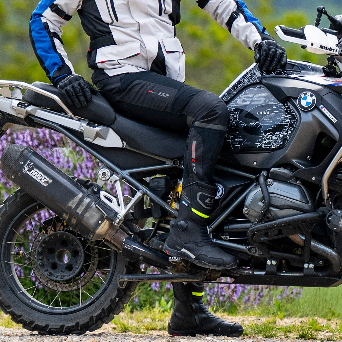LS2 COMO AIR MAN MOTORCYCLE PANT BLACK DARK GREY