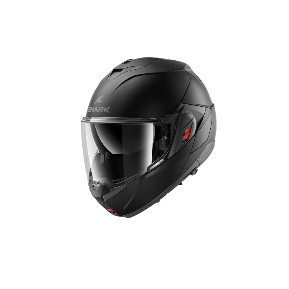 SHARK OXO BLANK DEPORTIVO MODULAR CASCO MATE NEGRO MATE