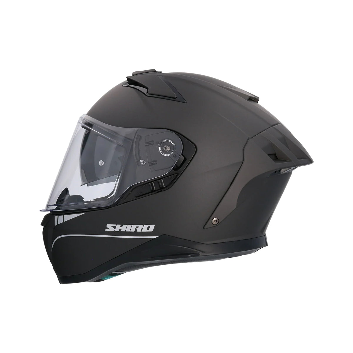 SHIRO HELMET FF939 ALPHA MONOCOLOR GRAPHITE MATTE