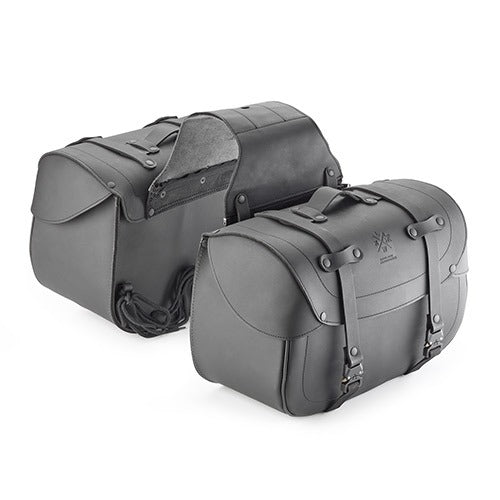 Kappa KMLW01 Café Racer–Style Side Saddlebags, Pair, 28 L