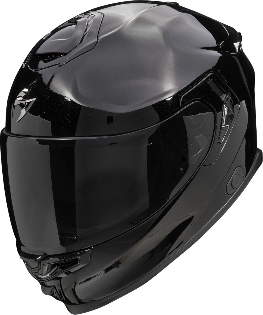  SCORPION EXO-GT SP AIR SOLID FULL FACE HELMETS BLACK METALLIC