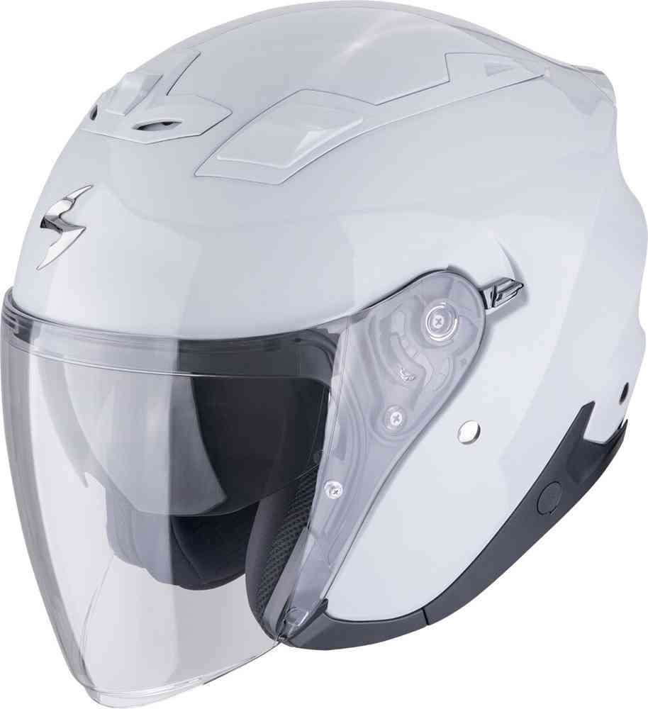 SCORPION EXO-Z1 SOLID Motorcycle Open Face Jet Helmet Light Grey