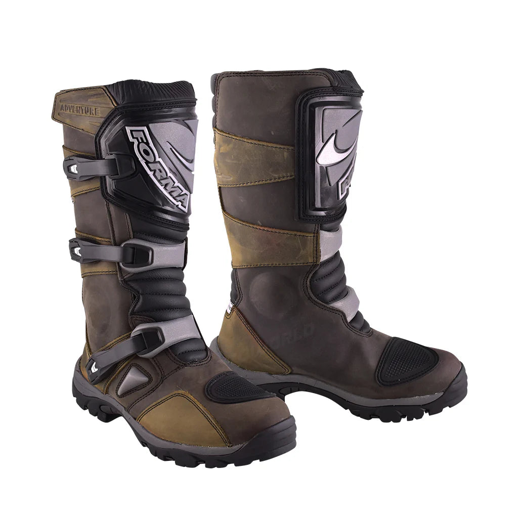 FORMA ADVENTURE DRY MOTORCYCLE BOOTS BROWN