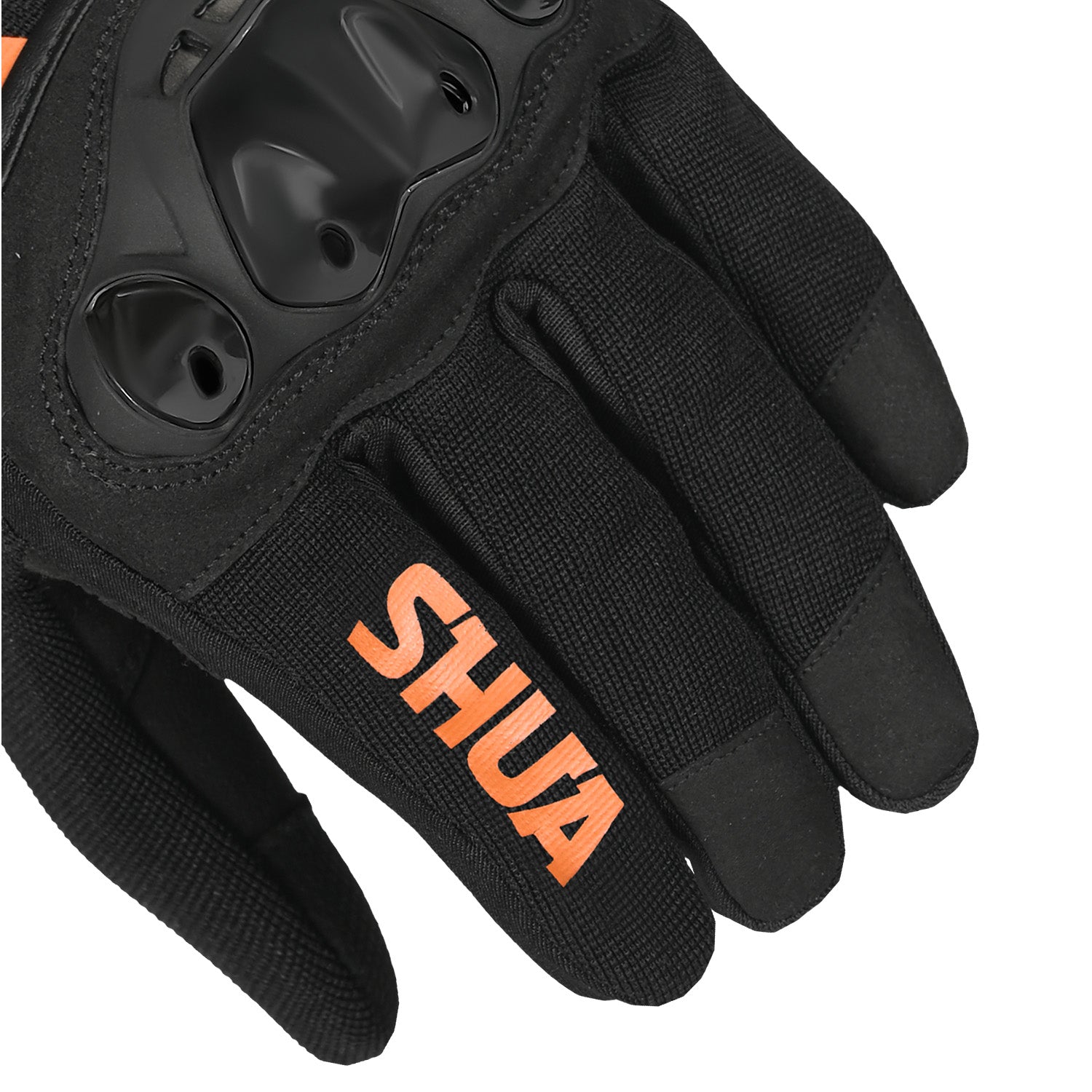 SHUA Shot Textile Glove Black Orange