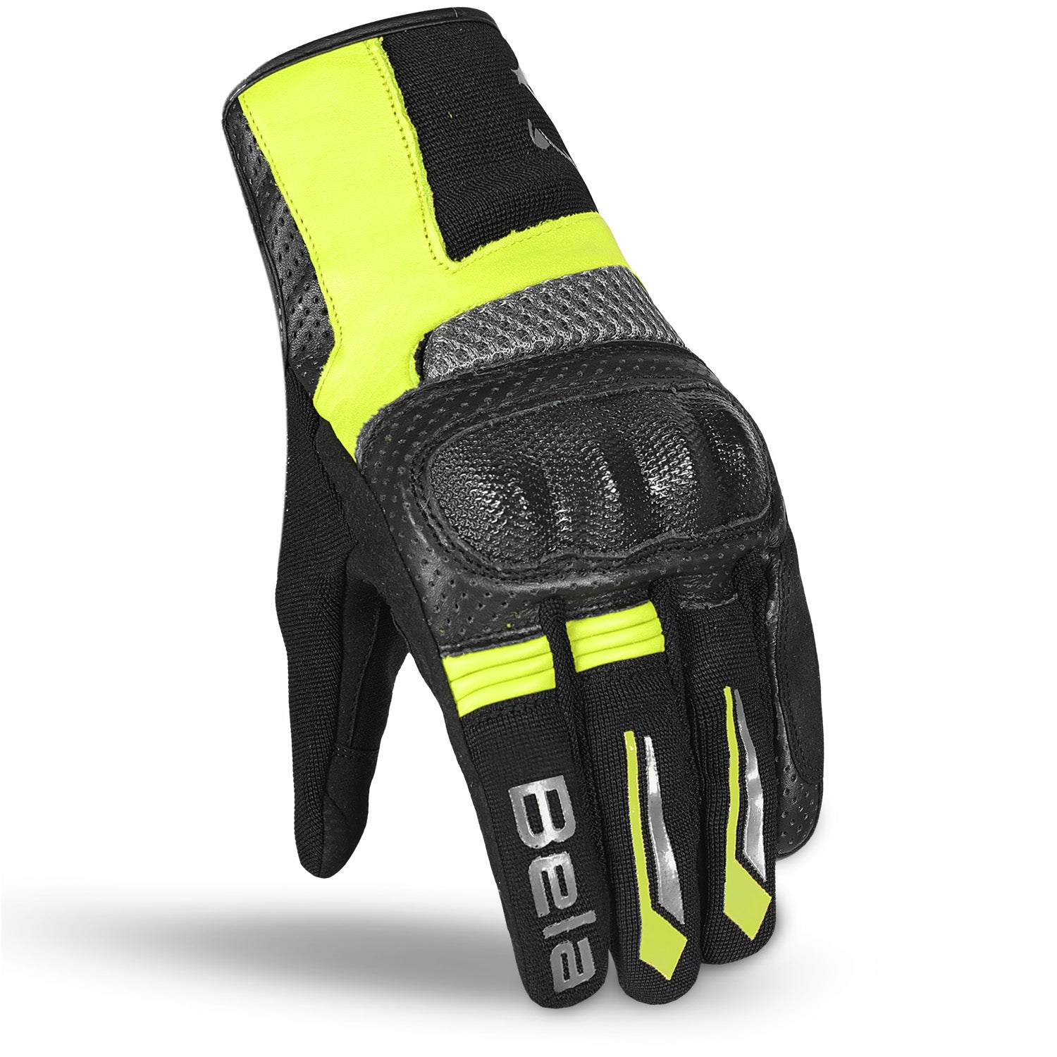 BELA Hero Air Summer Motorcycle Lady Gloves Black Grey Yellow