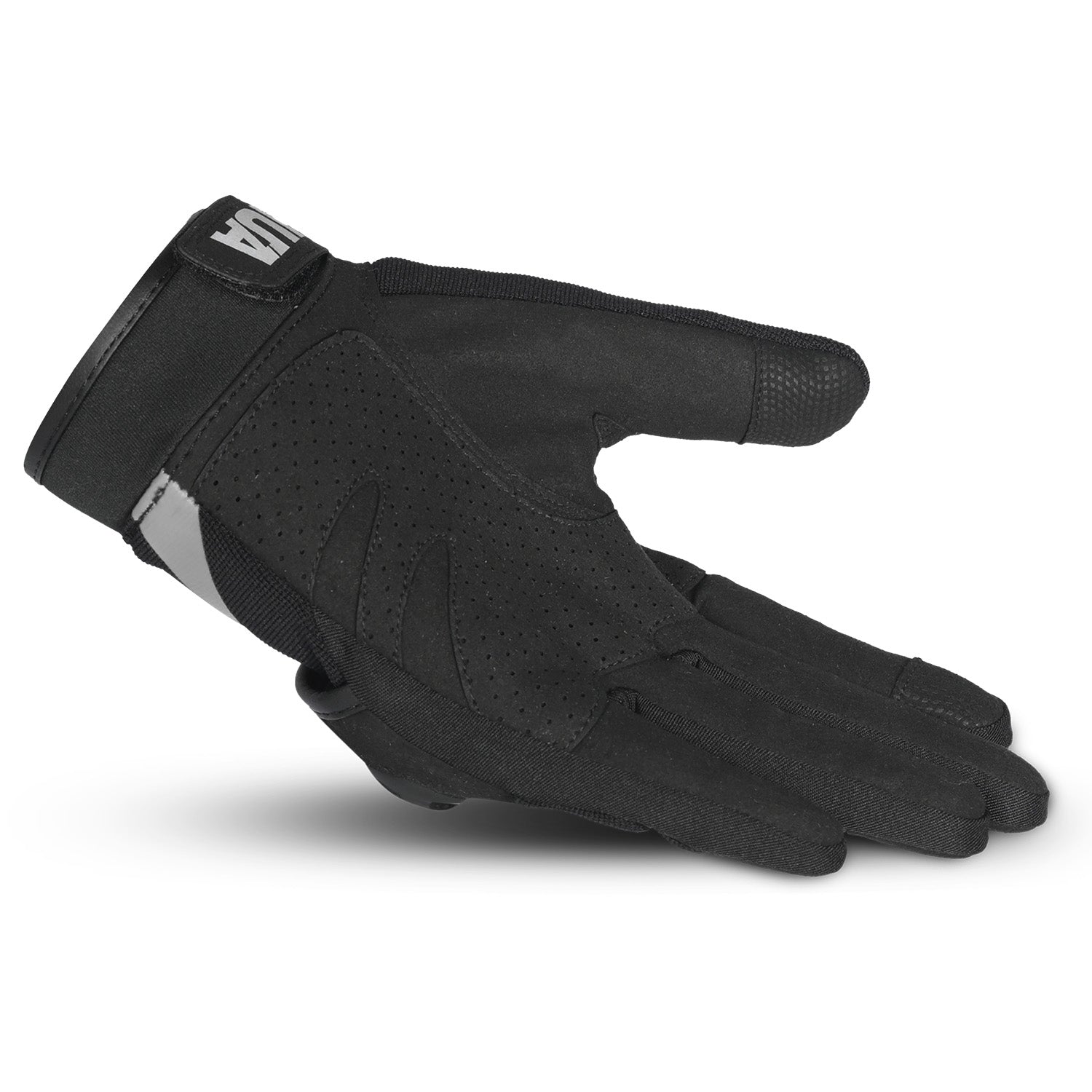 SHUA Shot Motorbike Gloves Black Gray