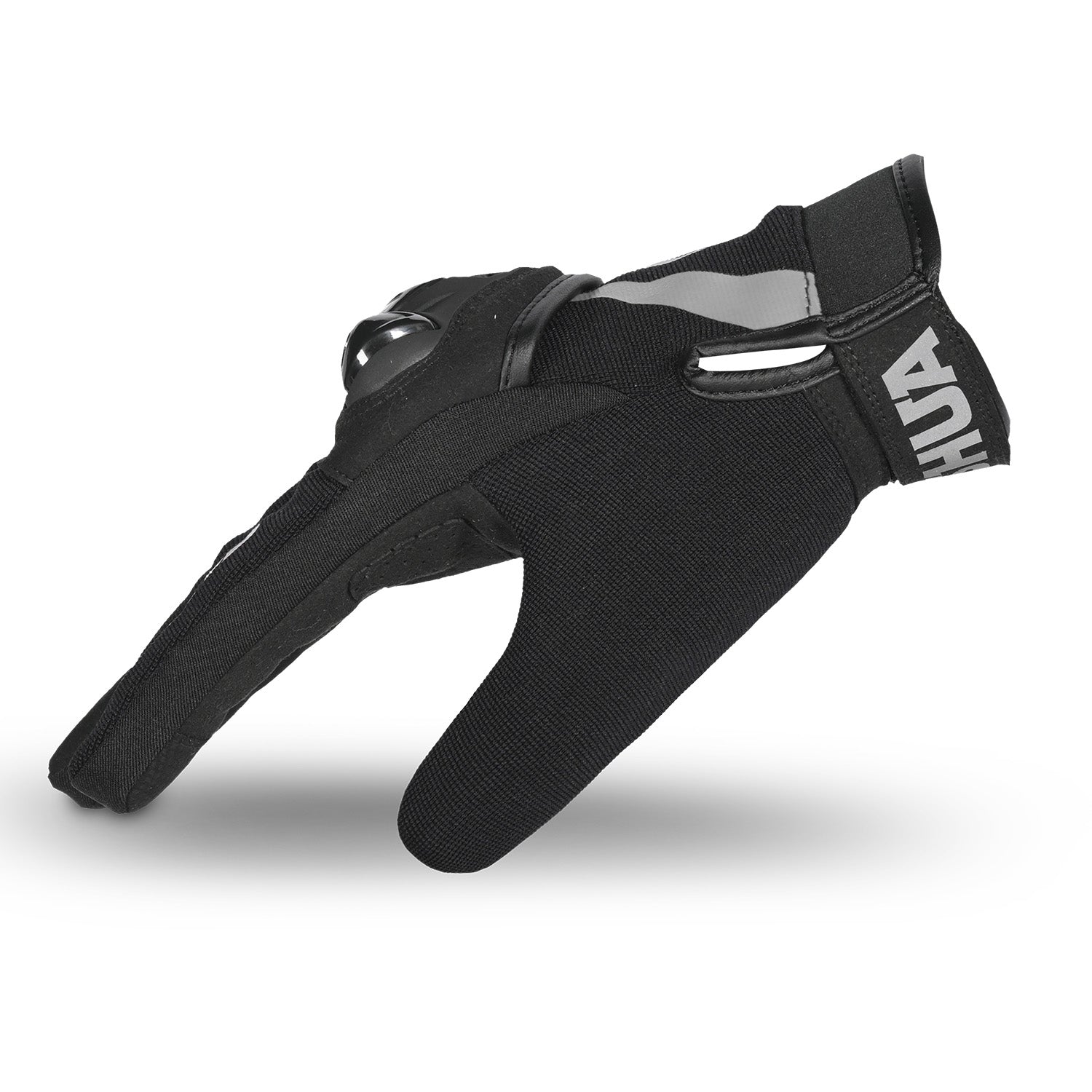 SHUA Shot Motorbike Gloves Black Gray