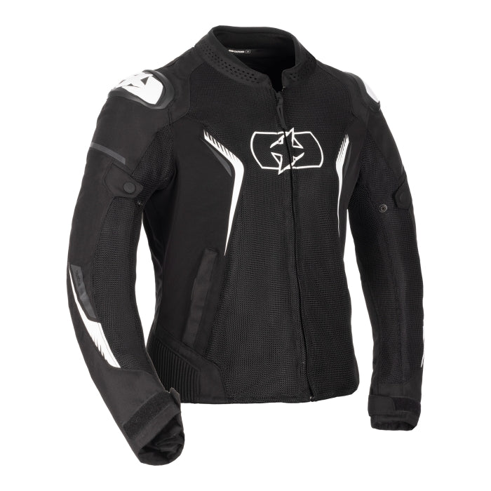 Oxford Omega 1.0 Air Women Motorcycle Summer Jacket Black White