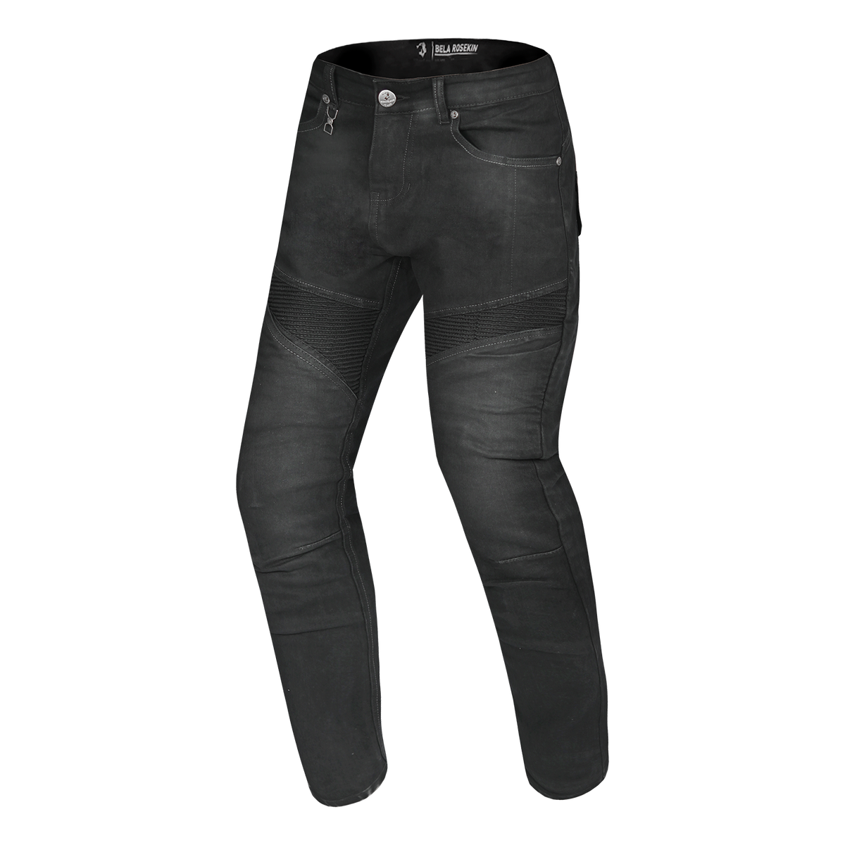 BELA ROSEKIN LADY MOTORCYCLE JEANS 30L BLACK SPRAY