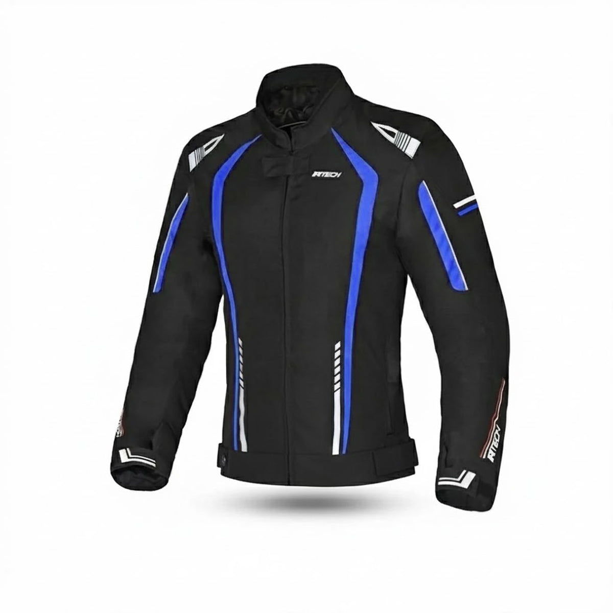 R-TECH MARSHAL LADY MOTORCYCLE TEXTILE JACKET BLACK BLUE