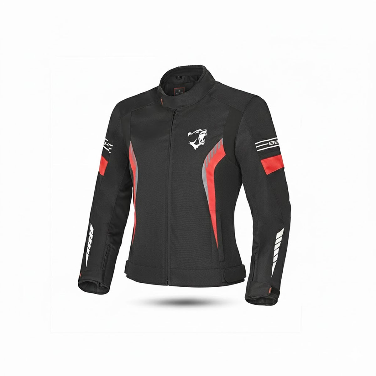 BELA BRADLEY LADY MOTORCYCLE TEXTILE JACKET BLACK RED