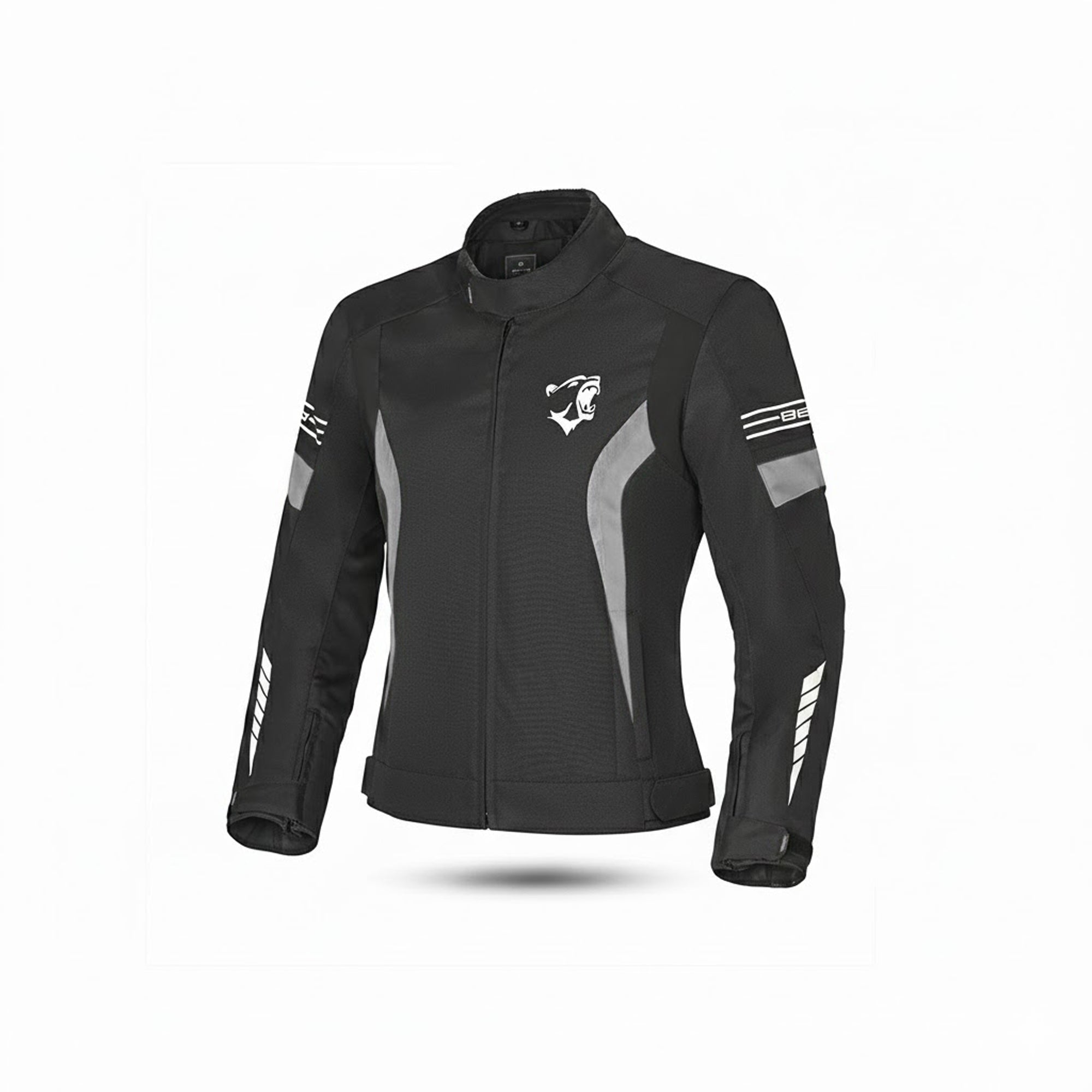 BELA BRADLEY LADY MOTORCYCLE TEXTILE JACKET BLACK GREY