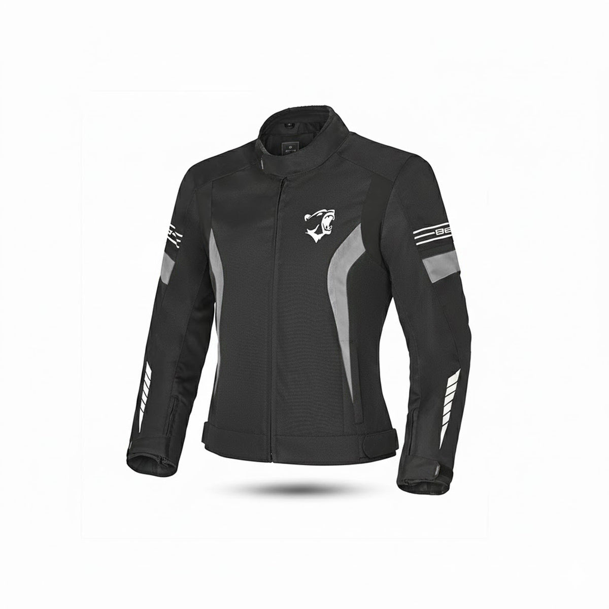 BELA BRADLEY LADY MOTORCYCLE TEXTILE JACKET BLACK GREY