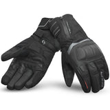SHUA Thermal Thaw Motorcycle Gloves Black Grey