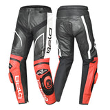 BELA X-Race Motorcycle Leather Pant Black/White/Red