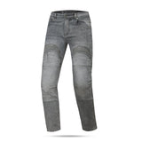 BELA BOSTON MEN MOTORCYCLE DENIM JEANS 30L RANDOM BLACK