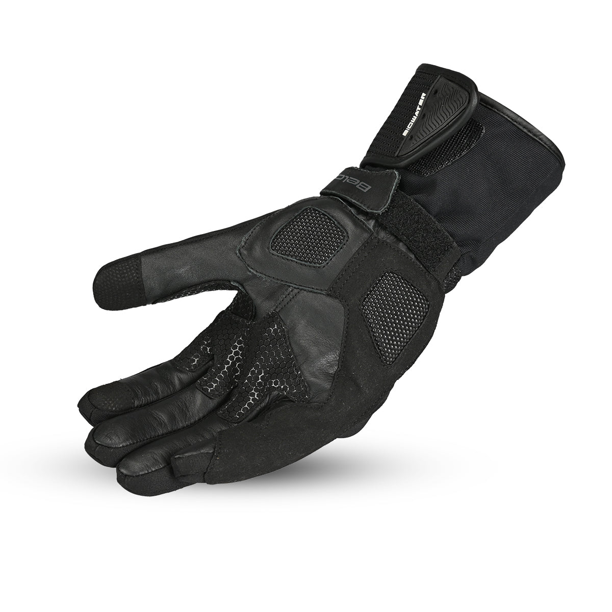 BELA Storm Winter WP Lady Textile Motorcycle Gloves Black Grey