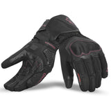 BELA Frost Shield Motorcycle Winter Gloves Black Burgundy