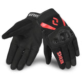 SHUA Shot Summer Gloves Black Red