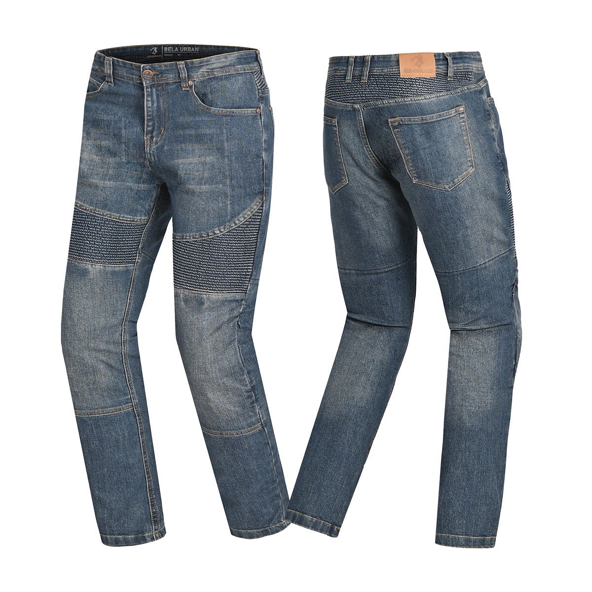 BELA URBAN LADY MOTORCYCLE DENIM JEANS TINT BROWN