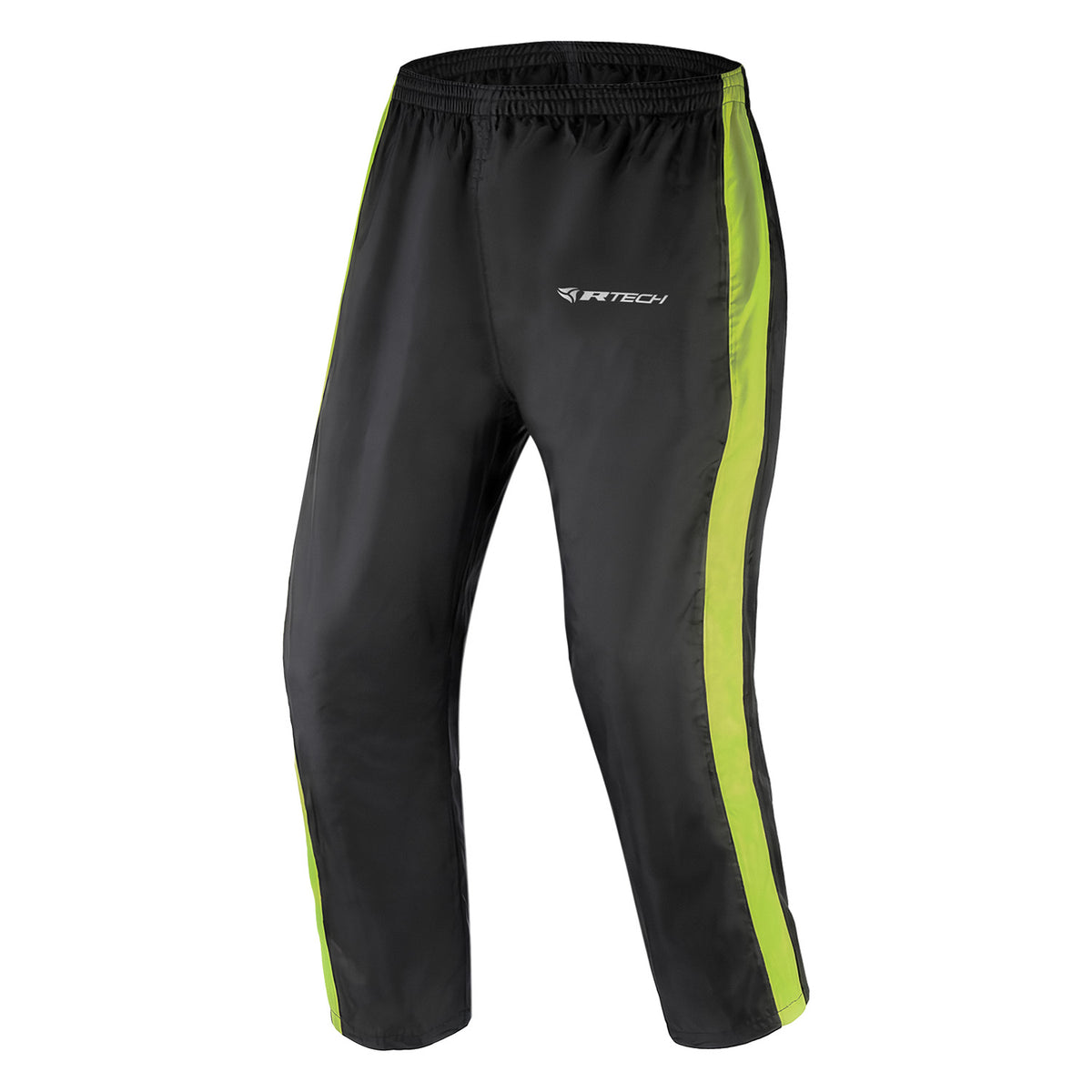 R-TECH Camou Waterproof Rain Tracker Trouser Black Yellow Flouro