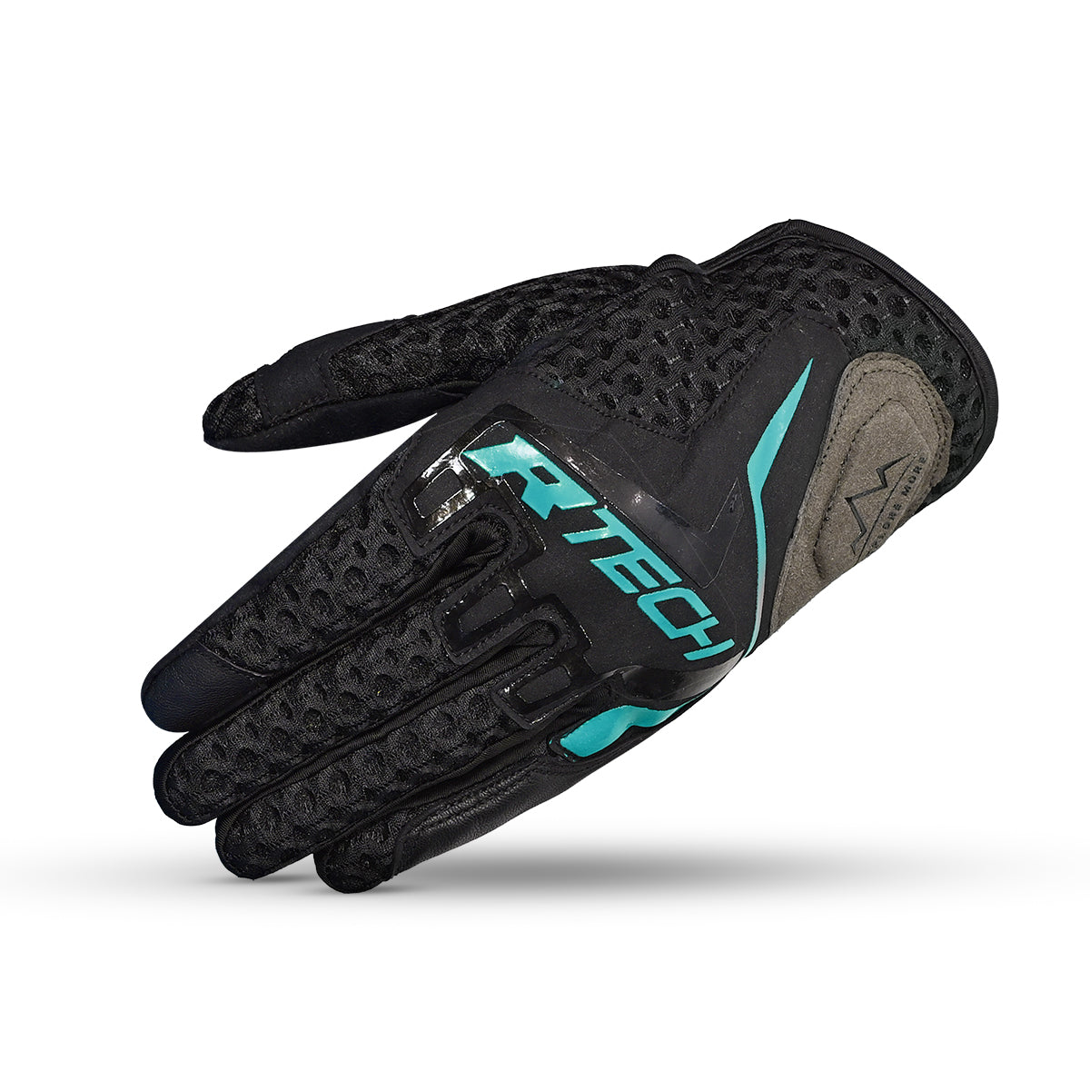 R-Tech Ride Pro Lady Summer Motorcycle Gloves Black Turquoise