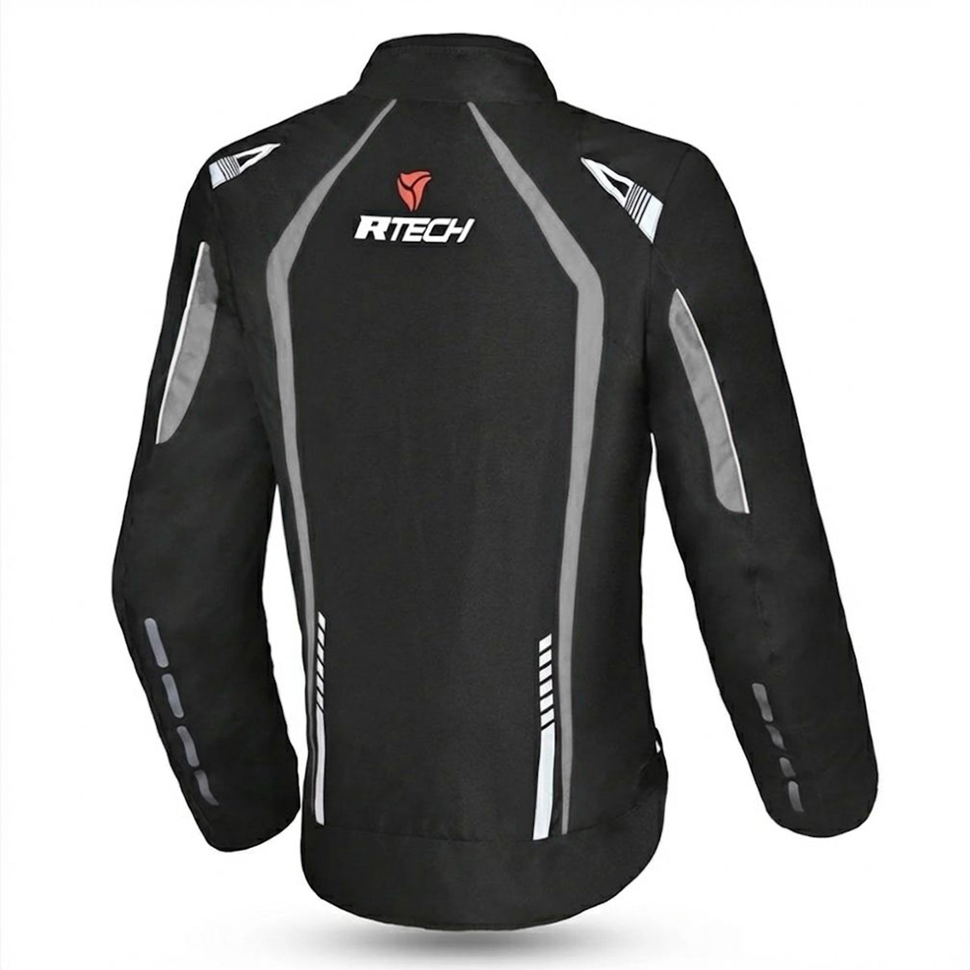 R-TECH MARSHAL LADY MOTORCYCLE TEXTILE JACKET BLACK GREY