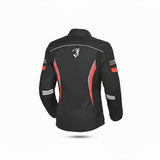 BELA BRADLEY LADY MOTORCYCLE TEXTILE JACKET BLACK RED