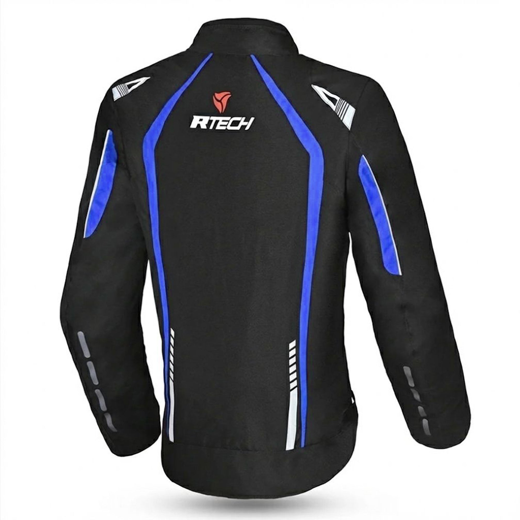 R-TECH MARSHAL LADY MOTORCYCLE TEXTILE JACKET BLACK BLUE