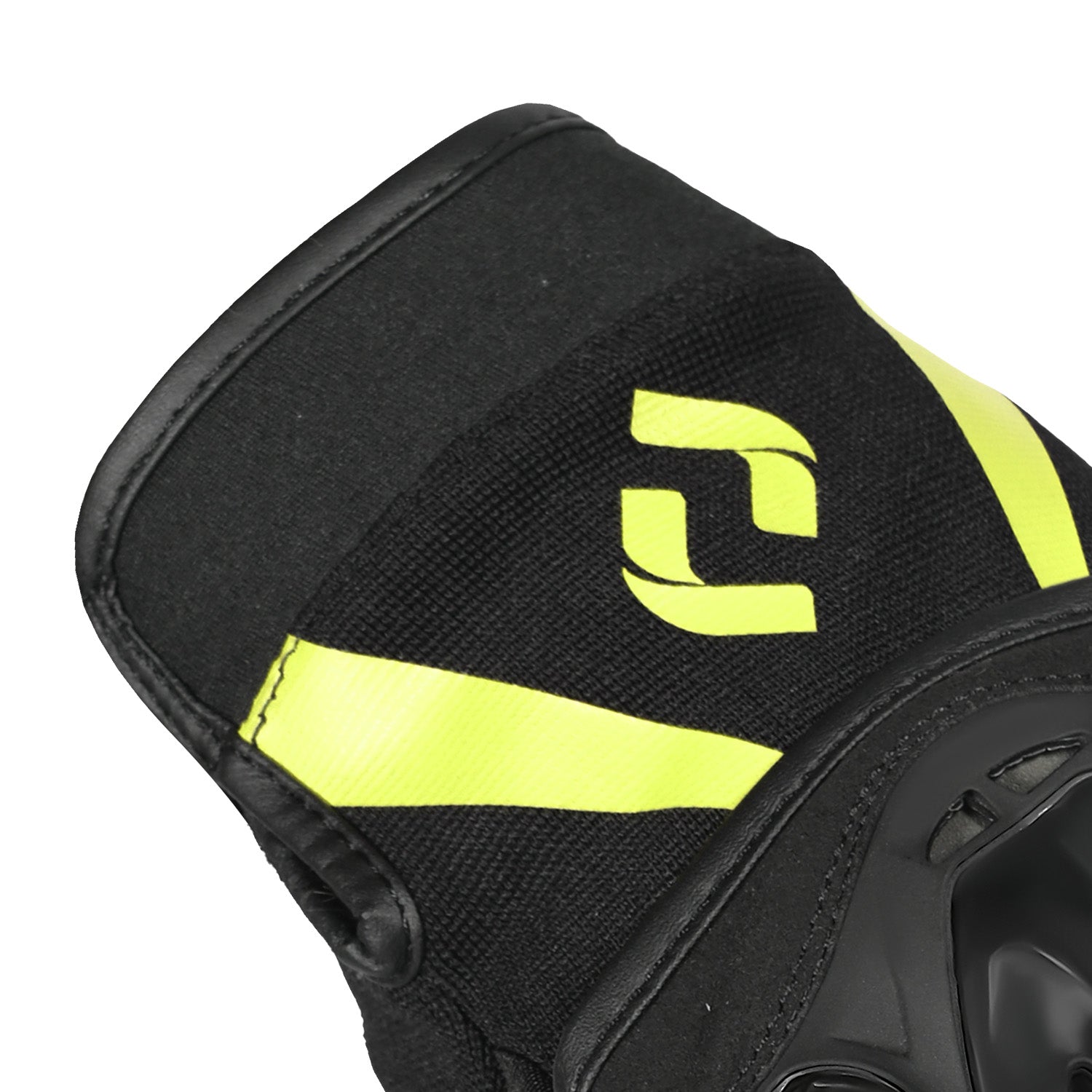 SHUA Shot Lady Motorcycle Textile Gloves Black Yellow