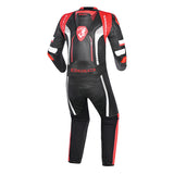 BELA X Race 2PC Racing Motorcycle Leather Suits Black White Red
