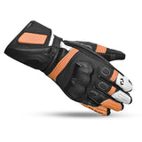 SHUA RANGER PRO MOTORCYCLE RACING GLOVES BLACK WHITE ORANGE