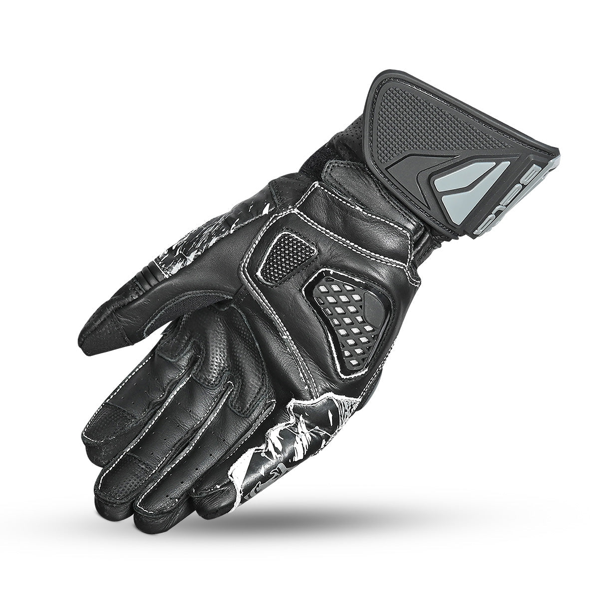 BELA Armour Pro Motorcycle Racing Glove Black