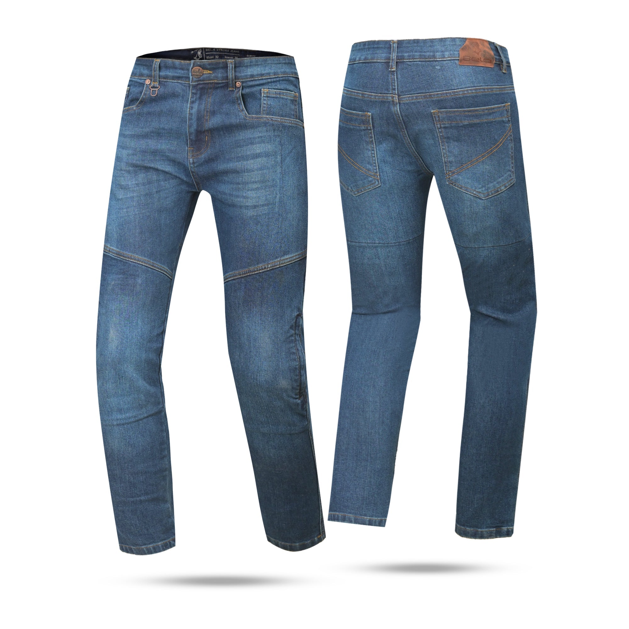 BELA STROKE PANTALON DE HOMBRE 30L AZUL SPRAY 