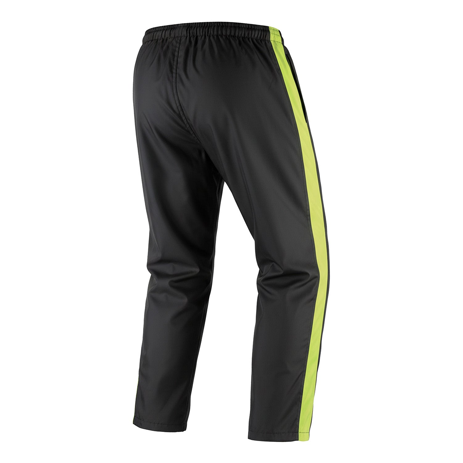 R-TECH Camou Waterproof Rain Tracker Trouser Black Yellow Flouro