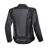 BELA ARTREX AIR 2.0 MOTORCYCLE JACKET BLACK GREY RED