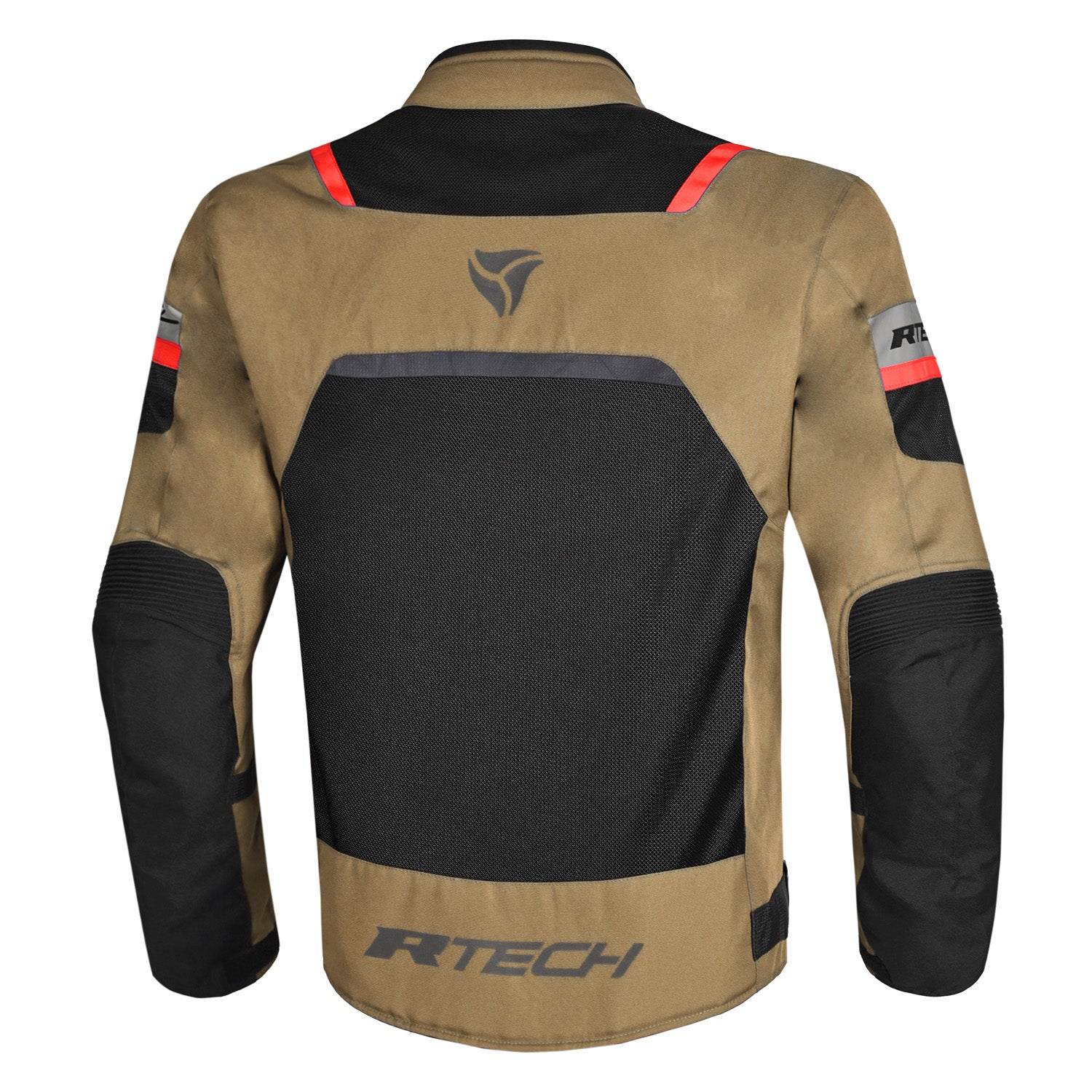 R-TECH SPIRAL MESH Motorcycle Textile Jacket Brown Black